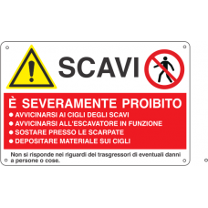 cartello scavi cartello scavi